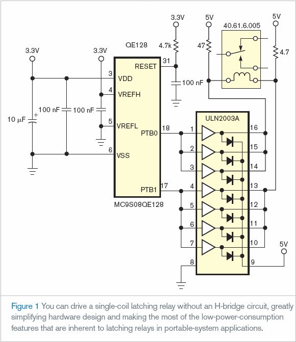 This shows an example of a 3.3v driver circuit