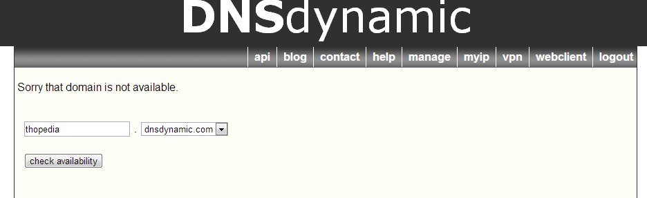 dnsdynamic screenshot